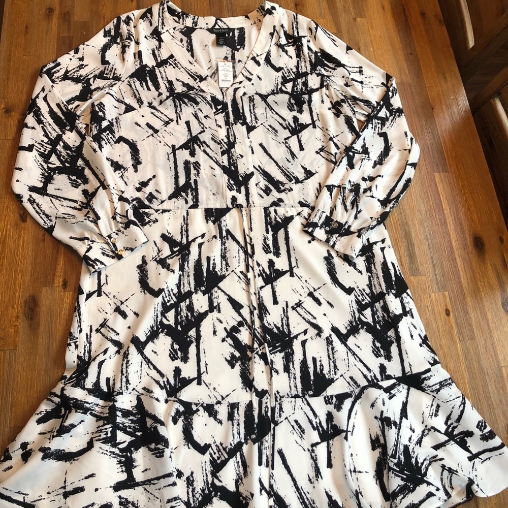 Black and White WHBM Dress